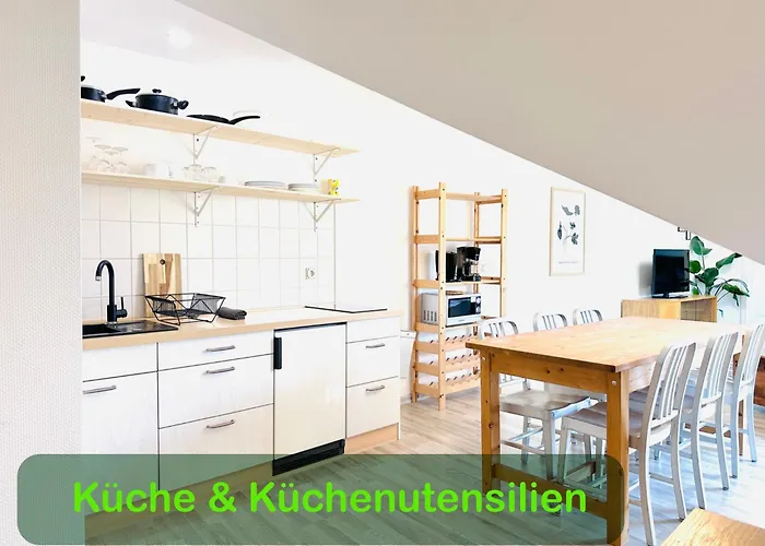 Apartmenthaus Am Dom - Zentrum & Ruhige Lage, Perfekt Fuer Business Trip, Auch Fuer Familie, Viel Platz Mit Kueche アパートホテル ハレ